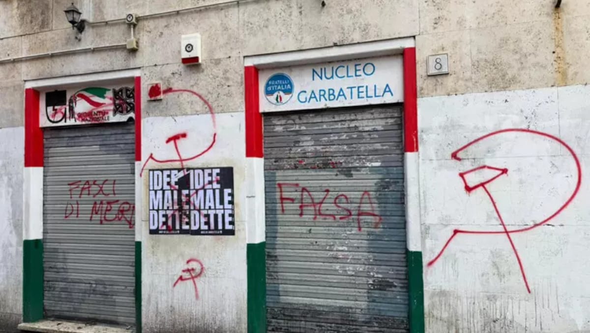 vandali fratelli d'italia roma